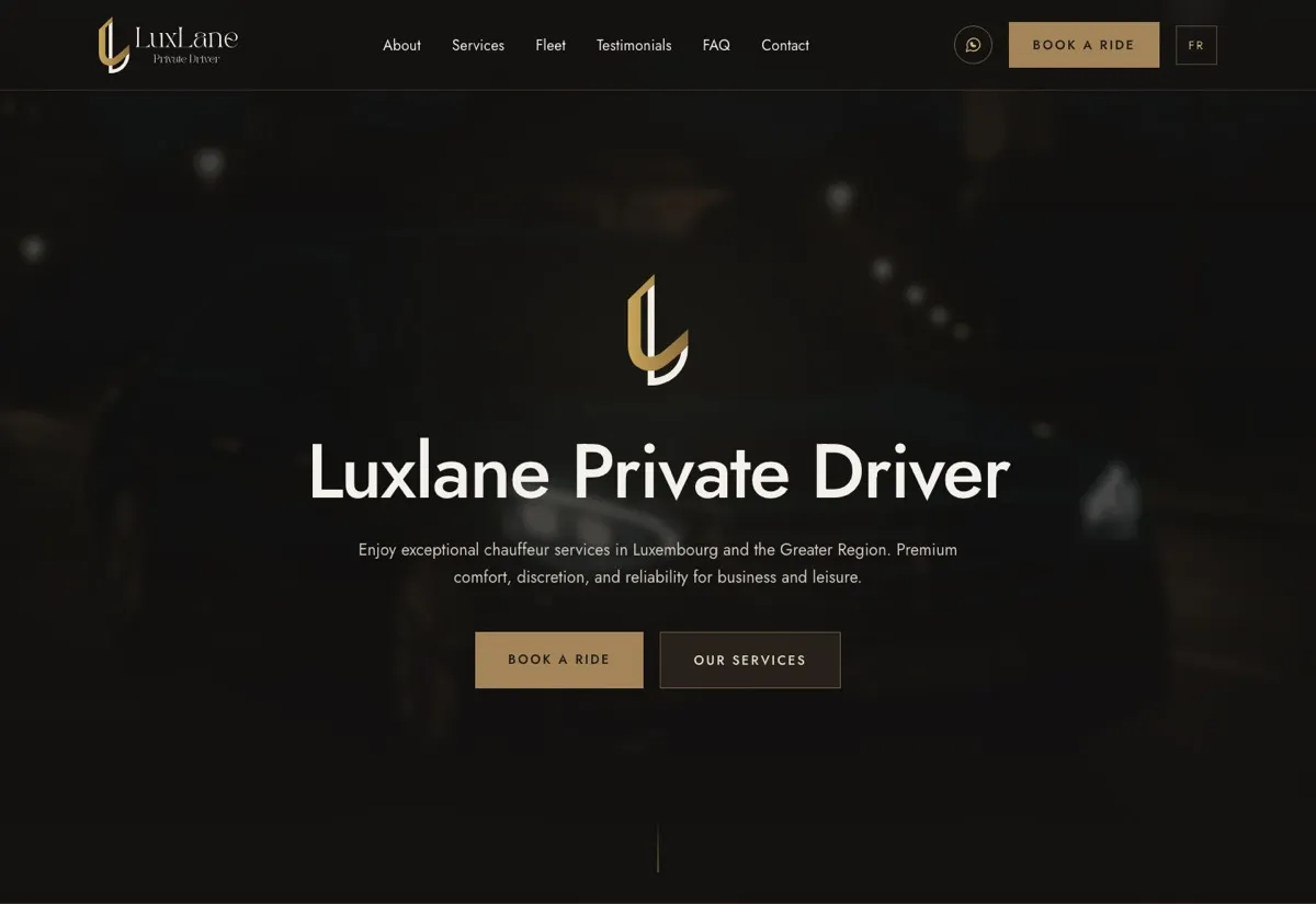 LuxLane, chauffeur haut de gamme au Luxembourg